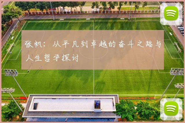 张帆：从平凡到卓越的奋斗之路与人生哲学探讨